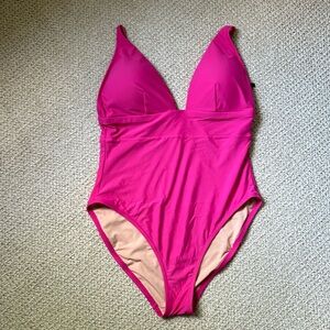 J. Crew pink bathing suit